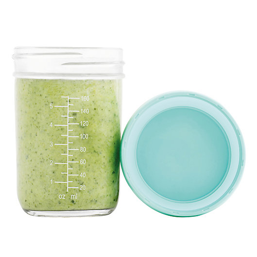 Alternate image 1 for Babymoov® 4-Pack Glass Bowls with Lids in Seafoam