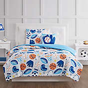 My World All Star 3-Piece Twin Comforter Set in Grey/Blue