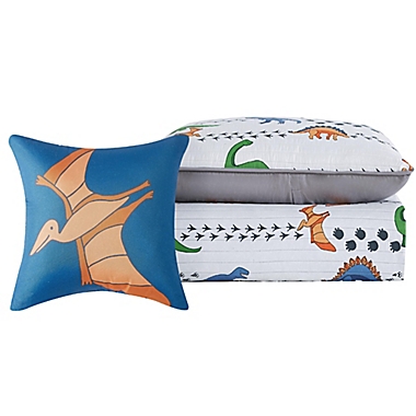 My World Dinosaur 3-Piece Quilt Comforter Set. View a larger version of this product image.
