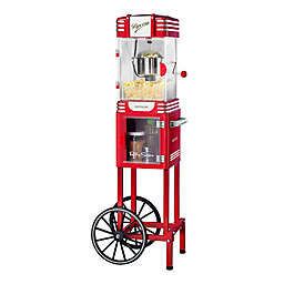 Nostalgia™ Retro Popcorn Cart in Red