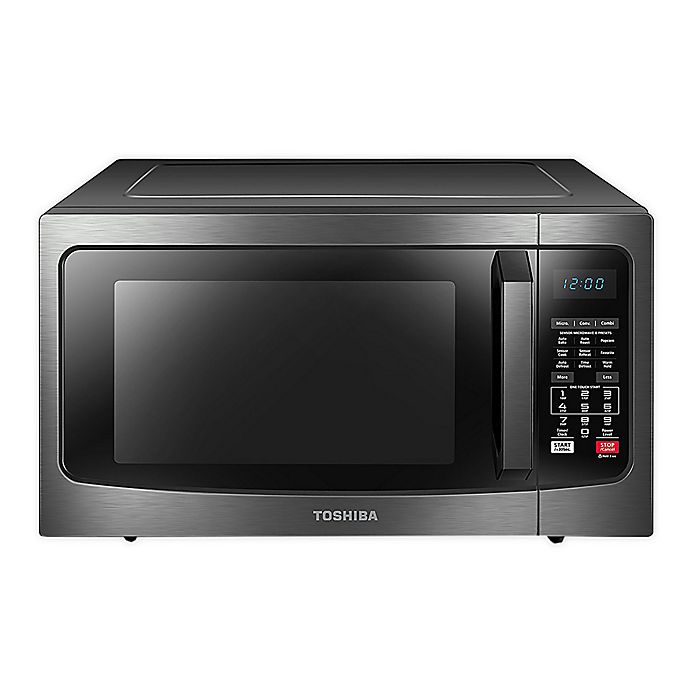 Toshiba 1 5 Cu Ft Convection Microwave Oven Stainless Steel Bed Bath Beyond