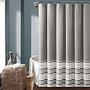 Lush Decor 72-Inch x 72-Inch Nantucket Stripe Tassel Shower Curtain