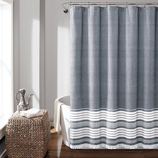 Bathroom Fabric Shower Curtain, Fabric Beach Shower Curtain