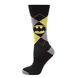 DC Comics™ Batman Argyle Classic Sock in Black/Grey/Yellow