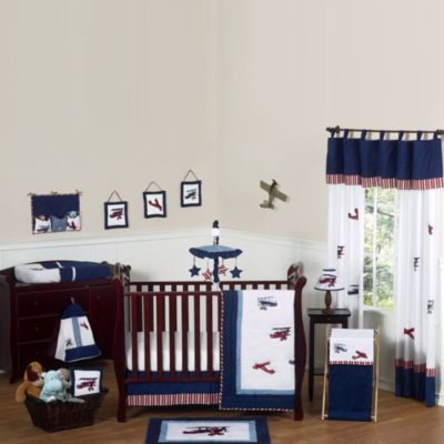 aviation nursery bedding