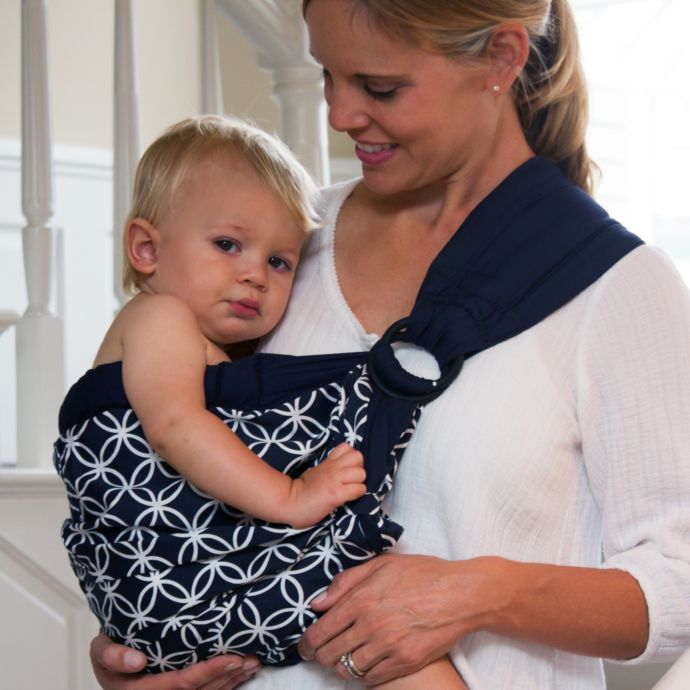 Balboa Baby® Dr. Sears Original Adjustable Baby Sling in Navy/White