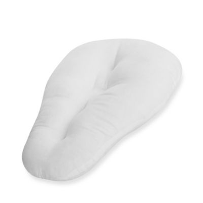 Sciatica Saddle™ Pillow in White | Bed 