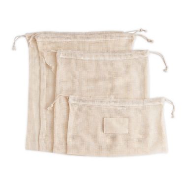 Beyond Gourmet&trade; 5-Piece Reusable Organic Cotton Produce Bag Set. View a larger version of this product image.