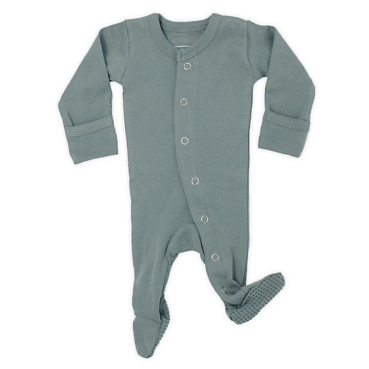 Alternate image 1 for L'ovedbaby® Organic Cotton Footed Overall