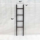 Alternate image 1 for Haven&trade; Teakwood Ladder-Style Towel Rack in Mocha