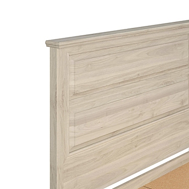 Little Seeds Levi Twin Bed with Storage &amp; Headboard in Walnut. View a larger version of this product image.