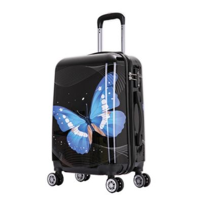 butterfly suitcase