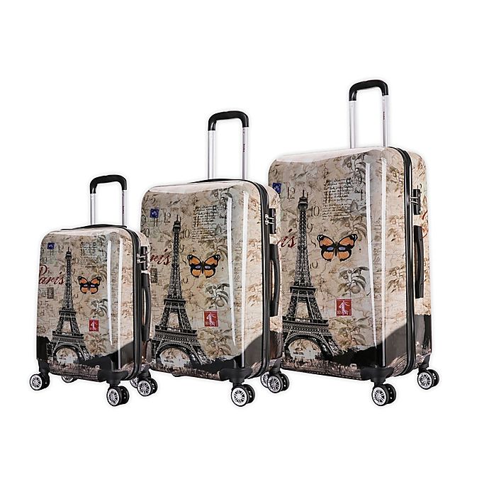 Ikase Hardside Spinner Luggage Notre dame Paris by Piddix 