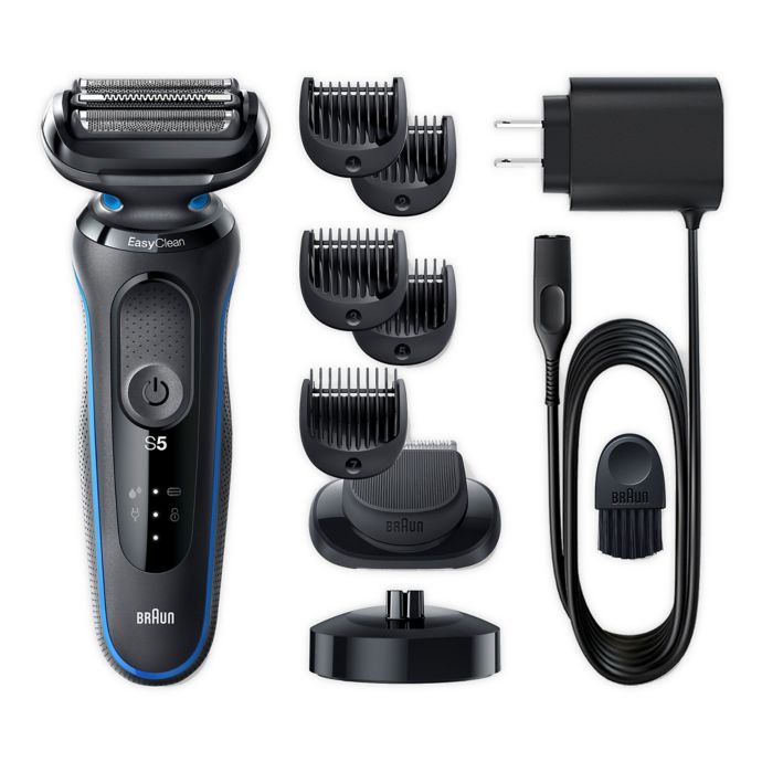 Braun Series 5 5049cs Easy Clean Electric Shaver In Blue Bed Bath Beyond