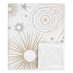 Sweet Jojo Designs Celestial Security Blanket in Pink/Gold