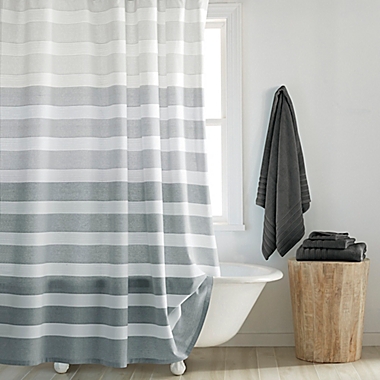 DKNY Highline Stripe Shower Curtain Collection. View a larger version of this product image.