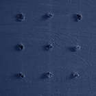 Alternate image 3 for Urban Habitat Brooklyn Cotton Jacquard Pom Pom Shower Curtain in Indigo Blue