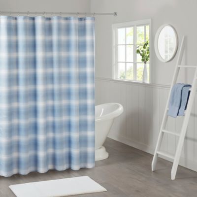 waffle weave shower curtain