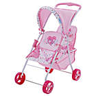 Alternate image 0 for Hauk Love Heart Twin Baby Doll Canopy Stroller