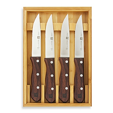 Zwilling&reg; 4-Piece Steakhouse Steak Knife Set. View a larger version of this product image.