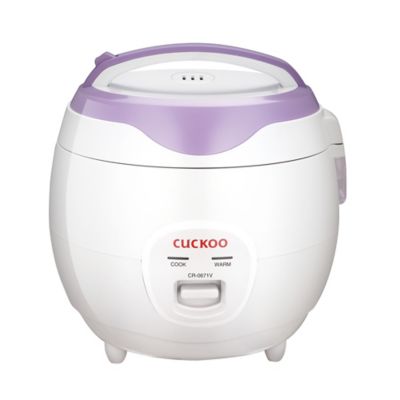 Cuckoo Basic 6-Cup Electric Rice Cooker and Warmer in White