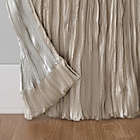 Alternate image 3 for No.918&reg; Odelia Distressed Velvet Semi-Sheer 84-Inch Curtain Panel in Stone (Single)