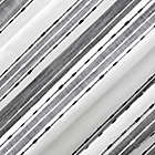 Alternate image 2 for Archaeo&reg; Slub Texture Stripe Cotton 84-Inch Window Curtain in Black/White (Single)