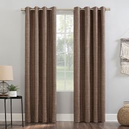 Sun Zero® Kline 84-Inch Grommet Window Curtain Panel in Russet (Single)