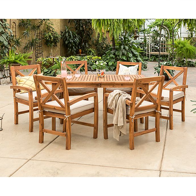 Alternate image 1 for Forest Gate™ Aspen Acacia Wood Outdoor Furniture Collection