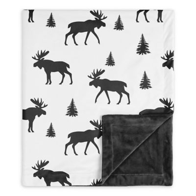 moose swaddle blanket