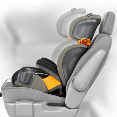 Chicco KidFit&reg; Zip Plus 2-in-1 Belt-Positioning Booster in Black/Grey. View a larger version of this product image.