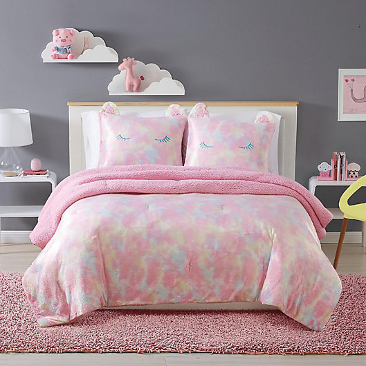 Rainbow Unicorn Duvet Cover Set Kids Girls Dorm Bedding Sets Comforter Cover 