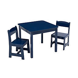 Delta Children® MySize 3-Piece Table and Chairs Set in Deep Blue