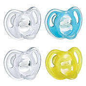 Tommee Tippee Ultra-Light 6-18M 4-Pack Silicone Pacifiers in Blue/Clear