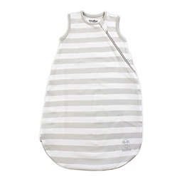Ecolino®  Size 6-18M Striped Organic Cotton Wearable Blanket in Silver