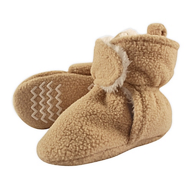 Hudson Baby Size 2T Sherpa Lined Scooties in Tan. View a larger version of this product image.
