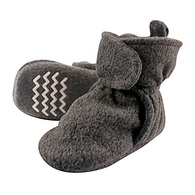 Hudson Baby Size 2T Fleece Scooties in Charcoal. View a larger version of this product image.