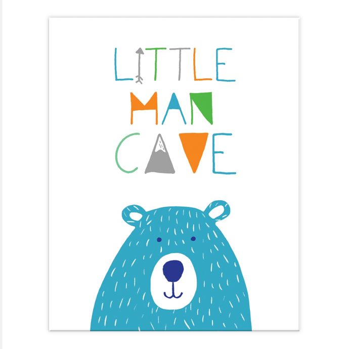 Little Man Cave 16x20 Canvas Wall Art | Bed Bath & Beyond