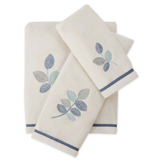 Croscill Mosaic Leaves Bath Towel Collection In Spa Bed Bath Beyond [ 690 x 690 Pixel ]