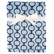 Hudson Baby&reg; Silky Plush Blanket in Links Blue