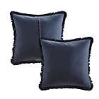 Alternate image 10 for Madison Park Mavis 8-Piece Reversible Queen Comforter Set in Dark Blue