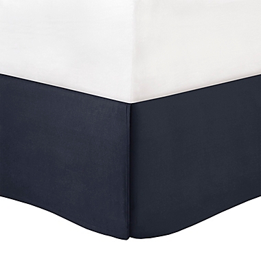 Madison Park Mavis 8-Piece Reversible Queen Comforter Set in Dark Blue. View a larger version of this product image.