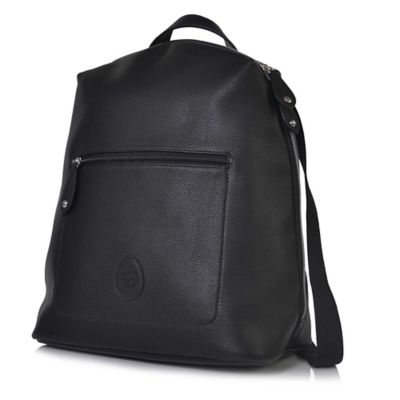 vegan leather diaper backpack