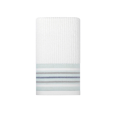 UGG&reg; Simone Hand Towel in Blue. View a larger version of this product image.