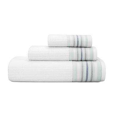 UGG&reg; Simone Hand Towel in Blue. View a larger version of this product image.
