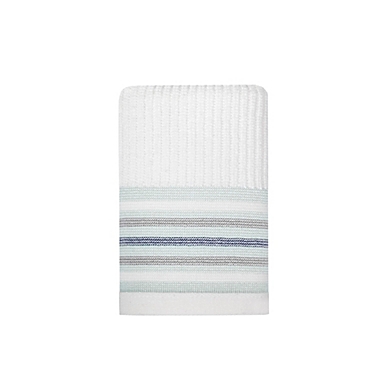 UGG&reg; Simone Fingertip Towel in Blue. View a larger version of this product image.