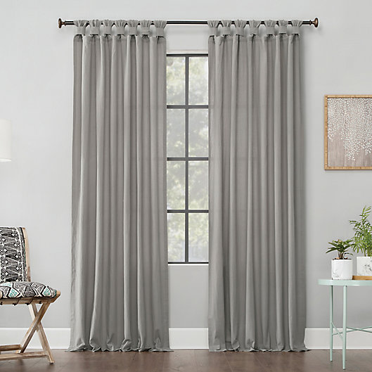 Alternate image 1 for Archaeo® Washed Cotton Twist Tab Window Curtain (Single)