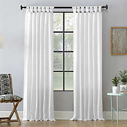 Archaeo® Washed Cotton Twist Tab 108-Inch Window Curtain in White (Single)