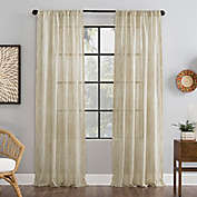 Archaeo&reg; Bamboo Stripe Cotton Sheer Window Curtain (Single)