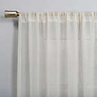 Alternate image 1 for No. 918&reg; Lourdes Crushed Texture Semi-Sheer 95-Inch Curtain Panel in Cream (Single)
